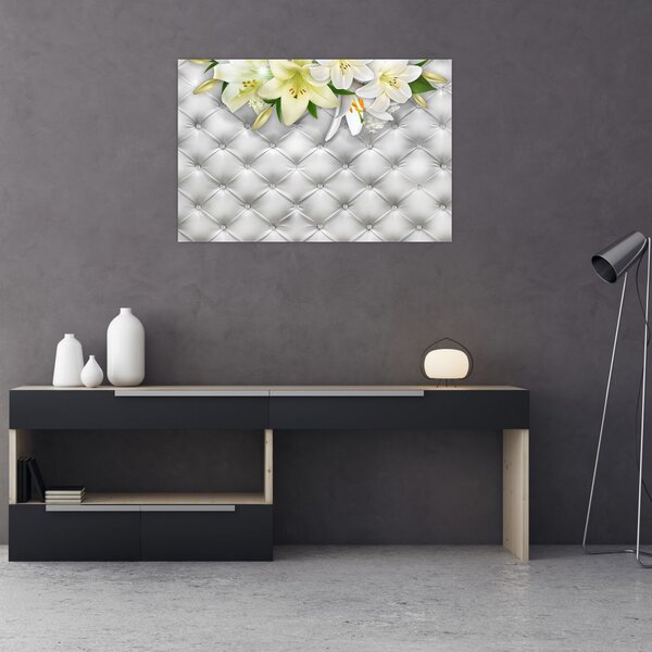 Slika cvjetova ljiljana (90x60 cm)