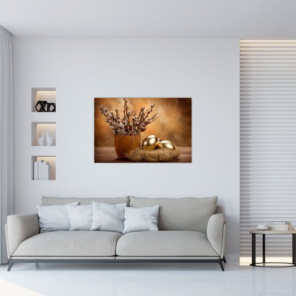 Slika jaja i mačaka (90x60 cm)