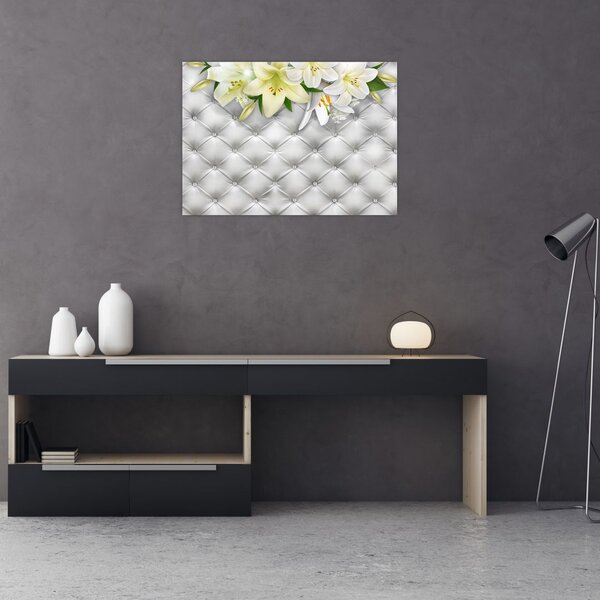 Slika cvjetova ljiljana (70x50 cm)