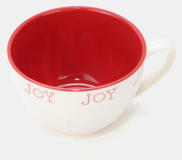 Sinsay - Keramička božićna šalica s natpisom „Joy“