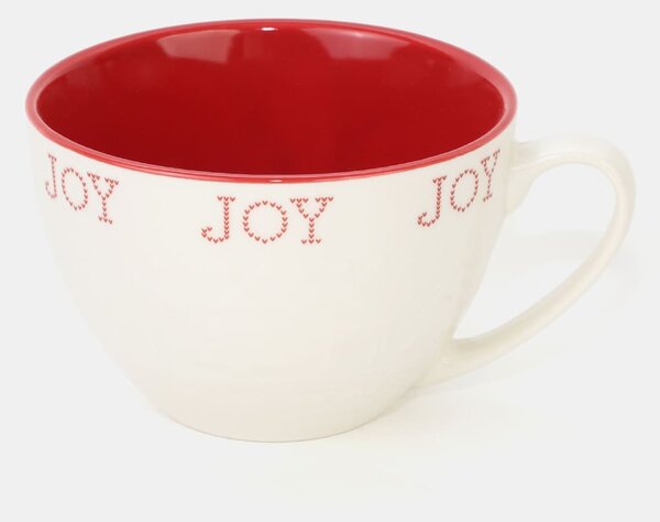 Sinsay - Keramička božićna šalica s natpisom „Joy“