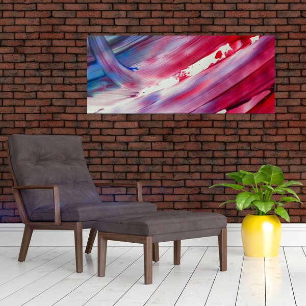 Slika - ružičasto-plava boja (120x50 cm)