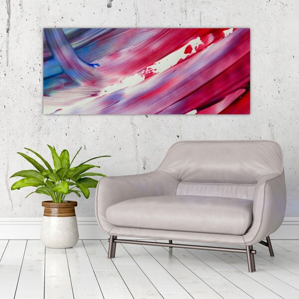 Slika - ružičasto-plava boja (120x50 cm)