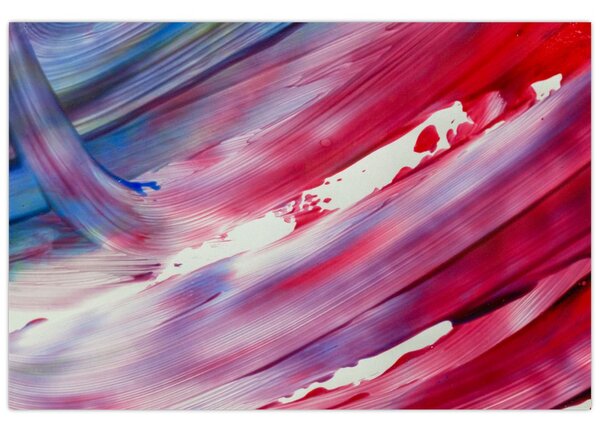 Slika - ružičasto-plava boja (90x60 cm)