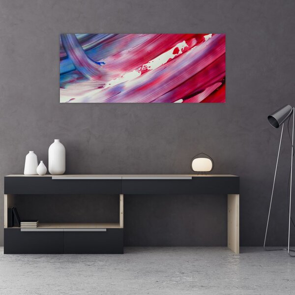 Slika - ružičasto-plava boja (120x50 cm)