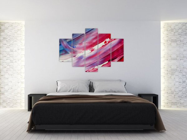 Slika - ružičasto-plava boja (150x105 cm)