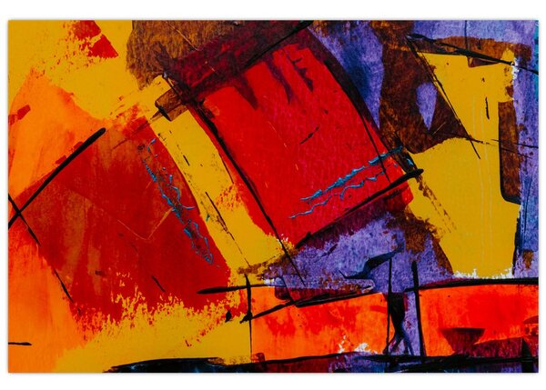 Slika apstrakcije (90x60 cm)