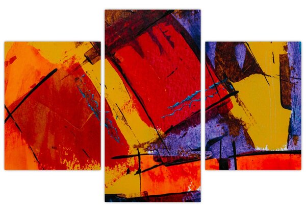 Slika apstrakcije (90x60 cm)