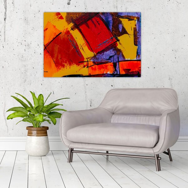 Slika apstrakcije (90x60 cm)