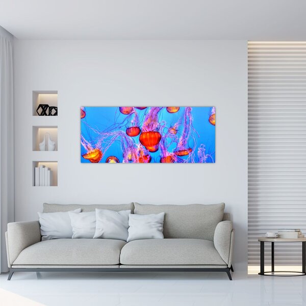 Slika meduza u moru (120x50 cm)