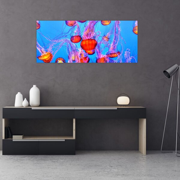Slika meduza u moru (120x50 cm)