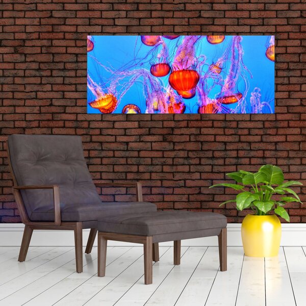 Slika meduza u moru (120x50 cm)