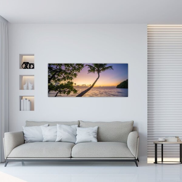 Slika palme na plaži (120x50 cm)