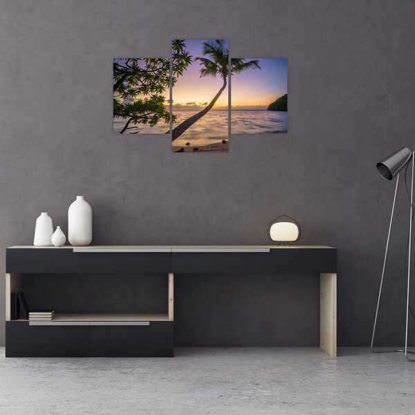 Slika palme na plaži (90x60 cm)
