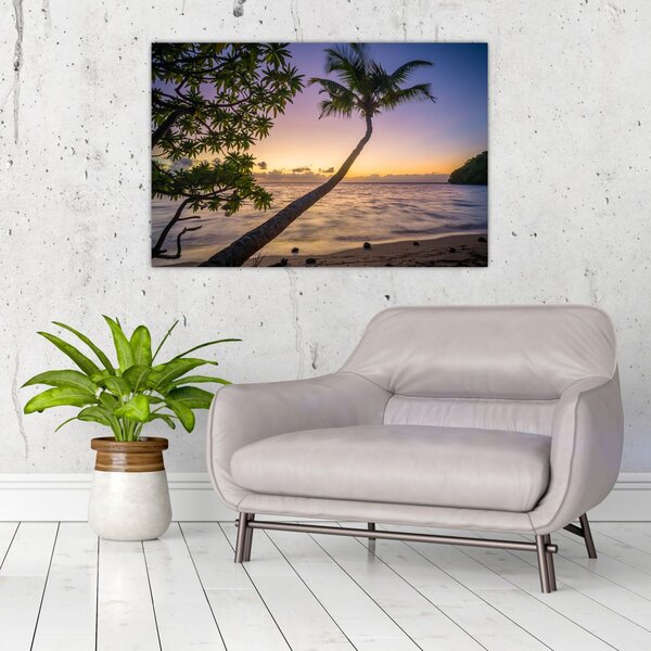 Slika palme na plaži (90x60 cm)