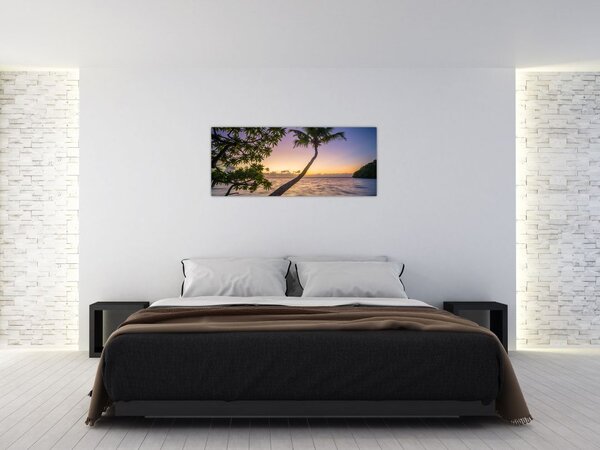 Slika palme na plaži (120x50 cm)