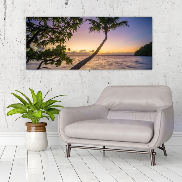 Slika palme na plaži (120x50 cm)