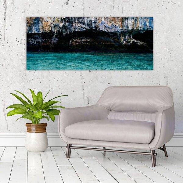 Slika vode i stijena (120x50 cm)