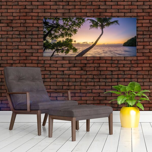 Slika palme na plaži (120x50 cm)