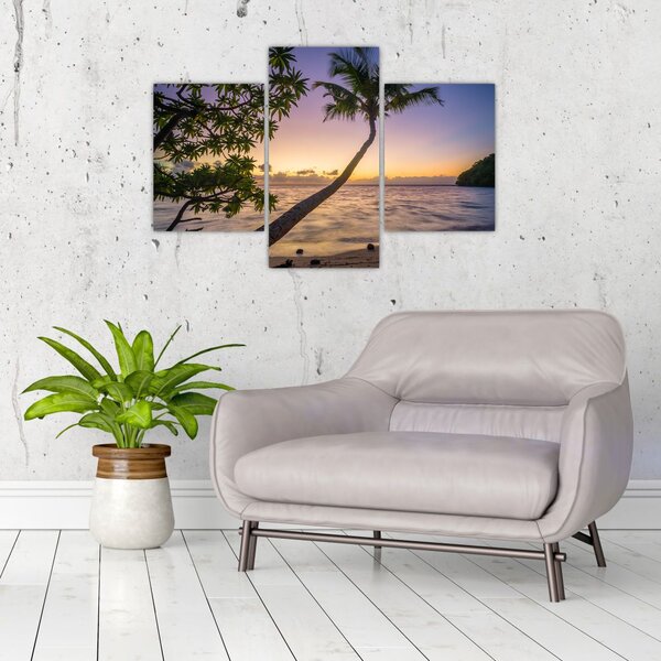 Slika palme na plaži (90x60 cm)