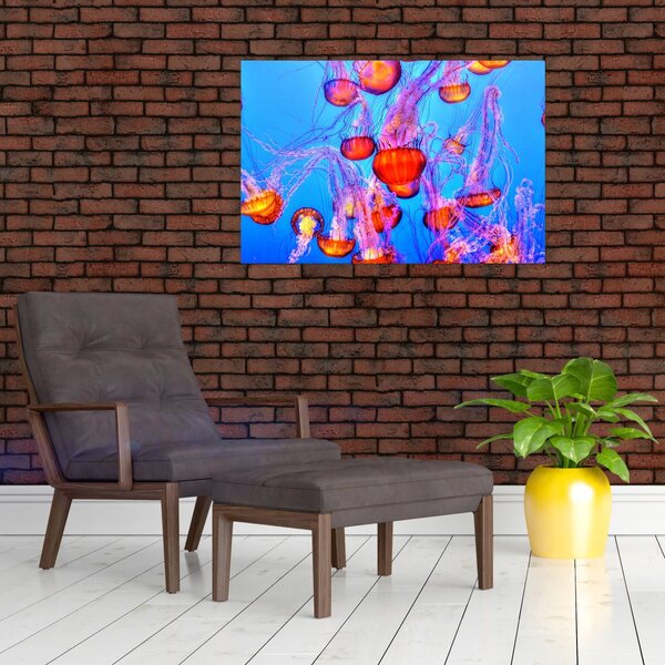 Slika meduza u moru (90x60 cm)