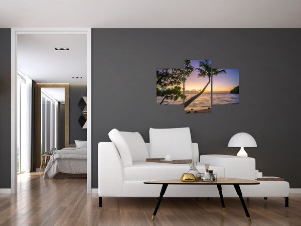 Slika palme na plaži (90x60 cm)