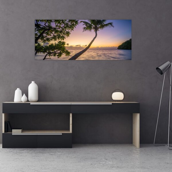 Slika palme na plaži (120x50 cm)