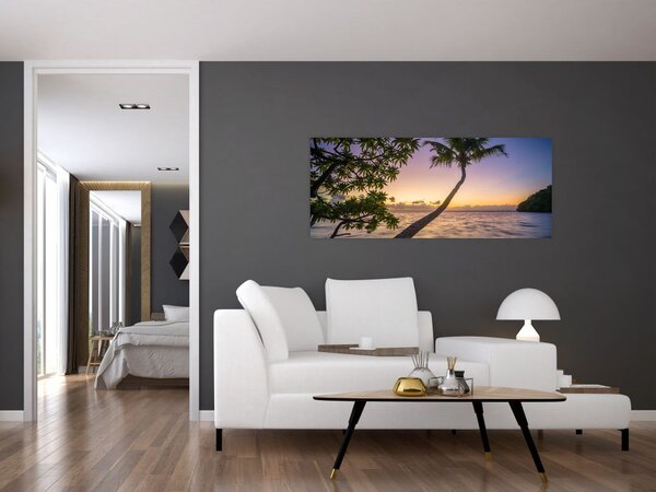 Slika palme na plaži (120x50 cm)
