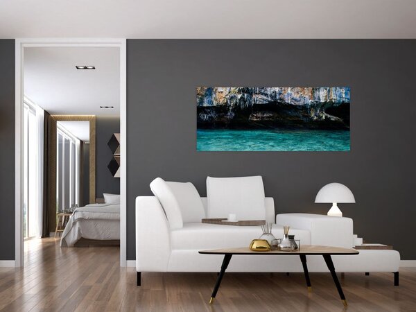 Slika vode i stijena (120x50 cm)