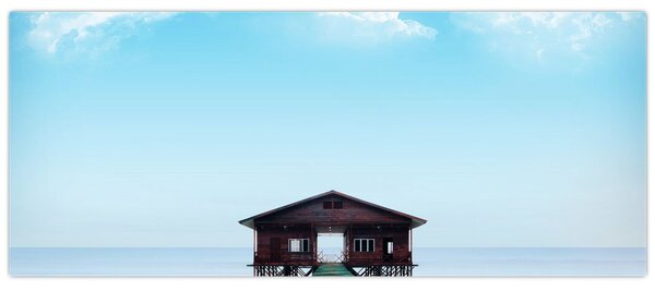 Slika kuće na moru (120x50 cm)