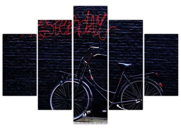 Slika bicikla u Amsterdamu (150x105 cm)