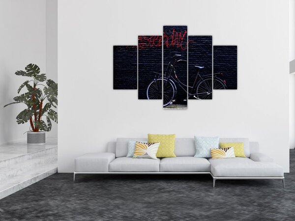Slika bicikla u Amsterdamu (150x105 cm)