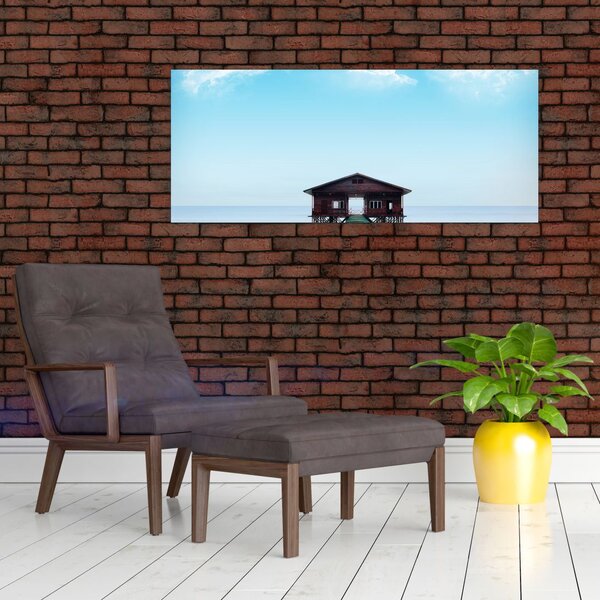 Slika kuće na moru (120x50 cm)