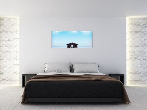 Slika kuće na moru (120x50 cm)