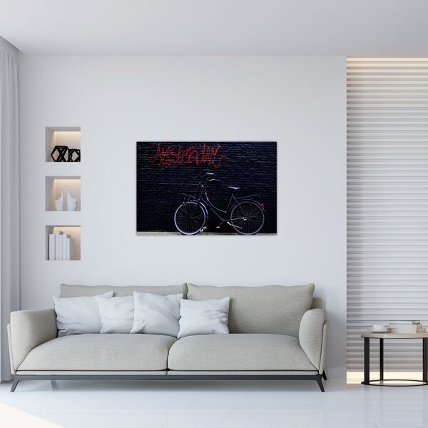 Slika bicikla u Amsterdamu (90x60 cm)