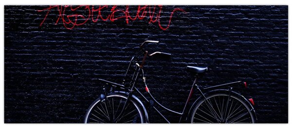 Slika bicikla u Amsterdamu (120x50 cm)