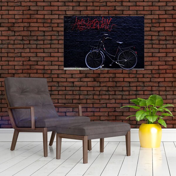 Slika bicikla u Amsterdamu (90x60 cm)