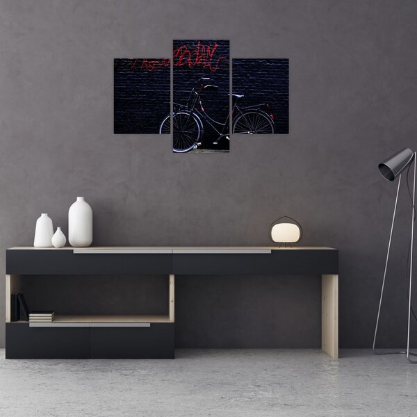 Slika bicikla u Amsterdamu (90x60 cm)