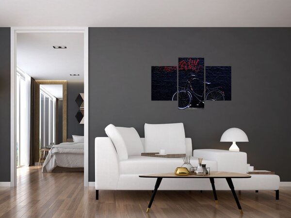Slika bicikla u Amsterdamu (90x60 cm)
