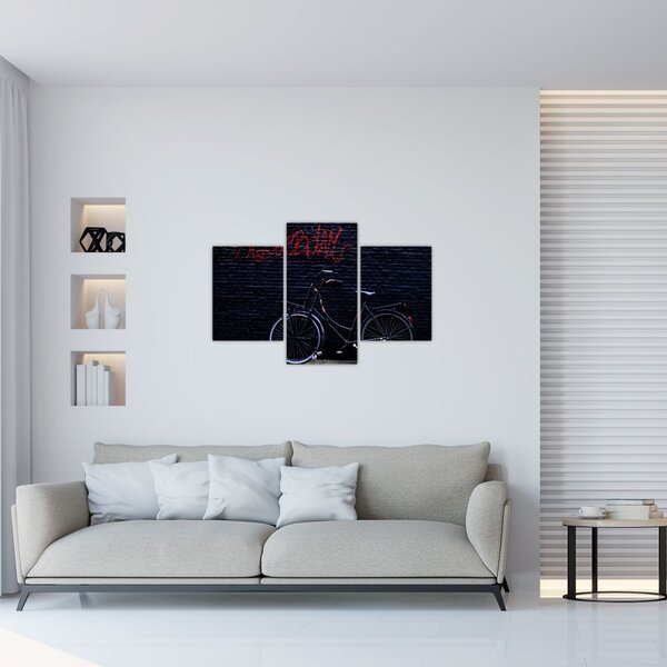 Slika bicikla u Amsterdamu (90x60 cm)