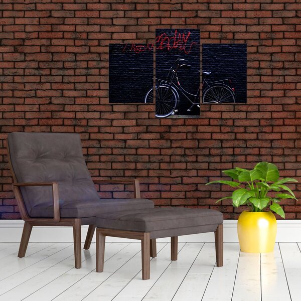 Slika bicikla u Amsterdamu (90x60 cm)