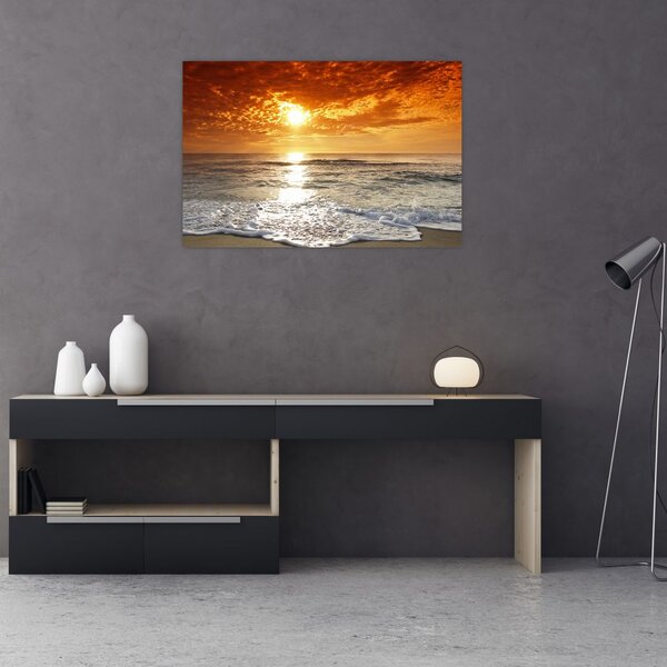 Slika zalaska sunca na Korzici (90x60 cm)