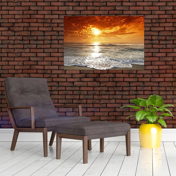 Slika zalaska sunca na Korzici (90x60 cm)