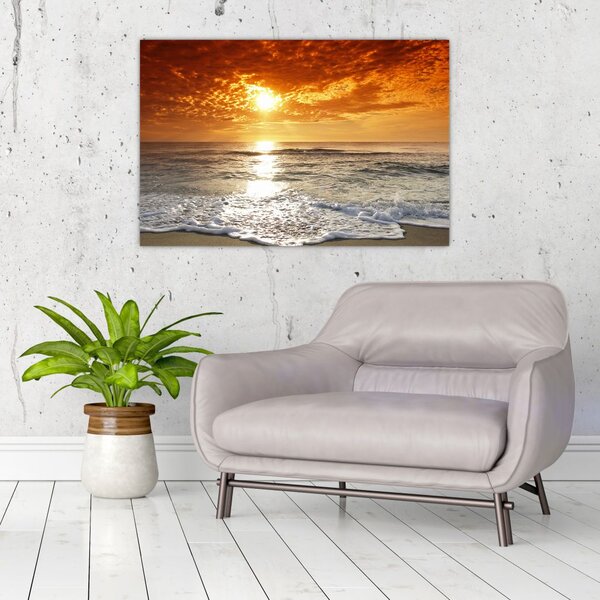 Slika zalaska sunca na Korzici (90x60 cm)