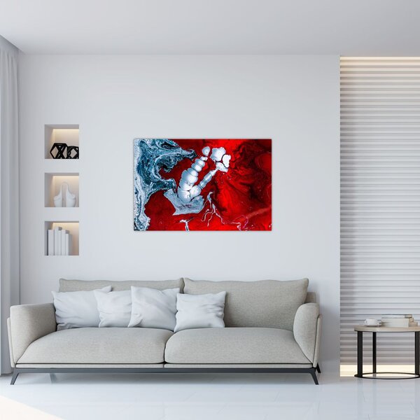 Slika apstraktnih mrlja (90x60 cm)