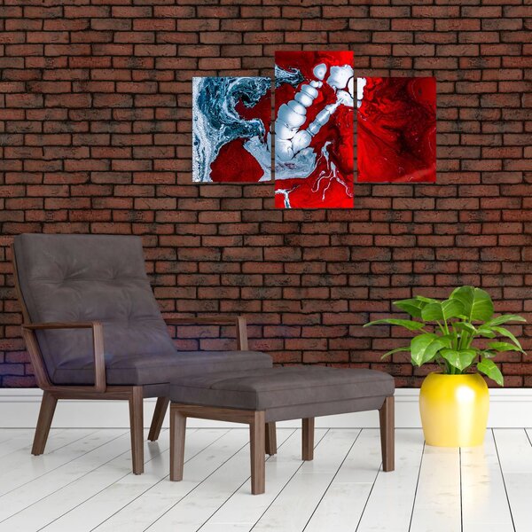 Slika apstraktnih mrlja (90x60 cm)