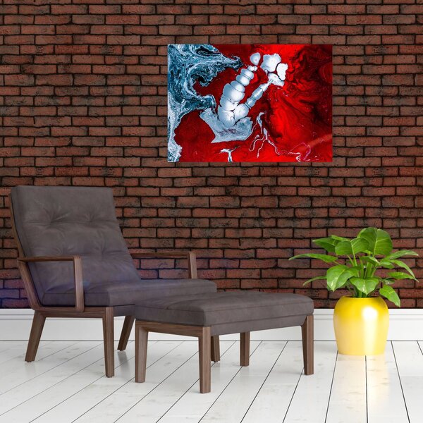 Slika apstraktnih mrlja (70x50 cm)