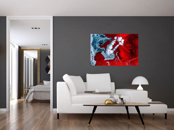 Slika apstraktnih mrlja (90x60 cm)