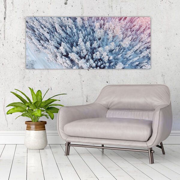 Slika snježnih stabala (120x50 cm)