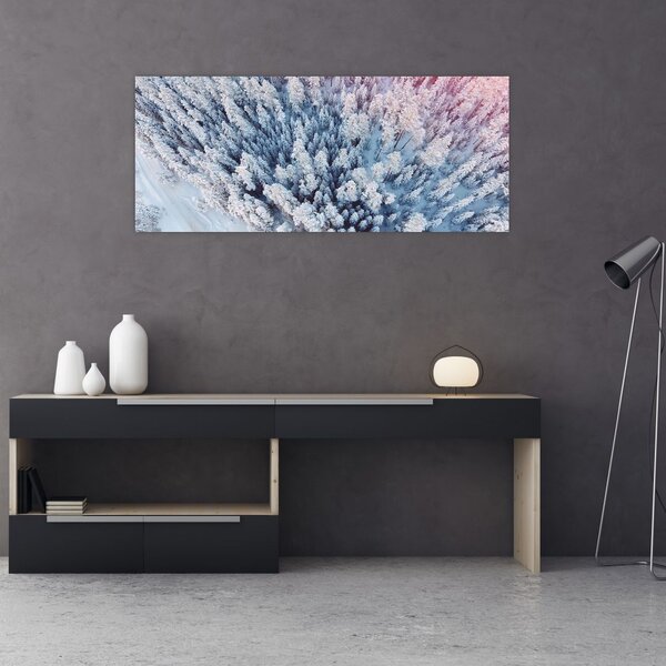 Slika snježnih stabala (120x50 cm)